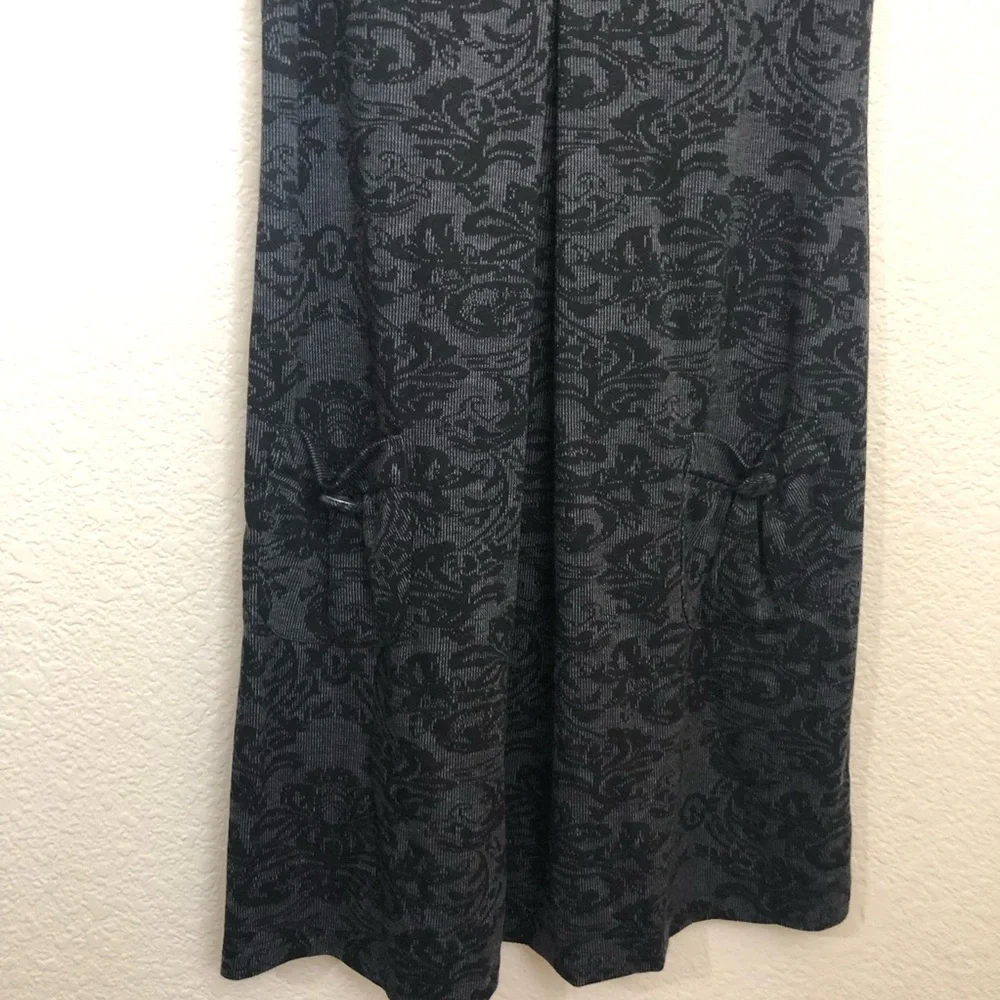 EN FOCUS STUDIO Womens 8 Paisley Short Sleeve Shift Dress Pockets Modest NWOT - Picture 6 of 15